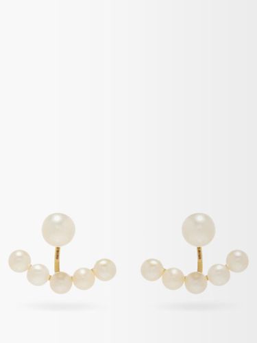 Boucles d'oreilles en or 14 carats et perle - Mateo - Modalova