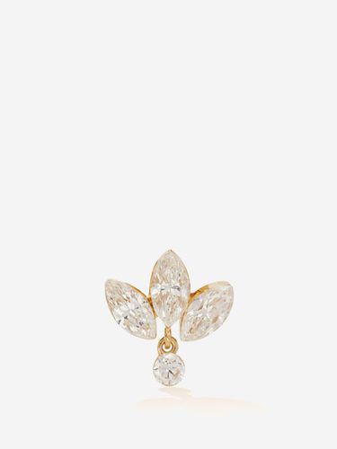 Boucle d'oreille or 18 carats et diamants Lotus - Maria Tash - Modalova