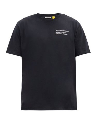 T-shirt en jersey de coton à imprimé logo - 7 Moncler Frgmt Hiroshi Fujiwara - Modalova