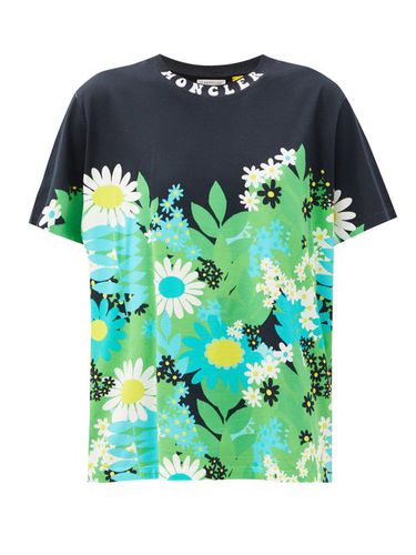 T-shirt en jersey de coton à floral - 8 MONCLER RICHARD QUINN - Modalova