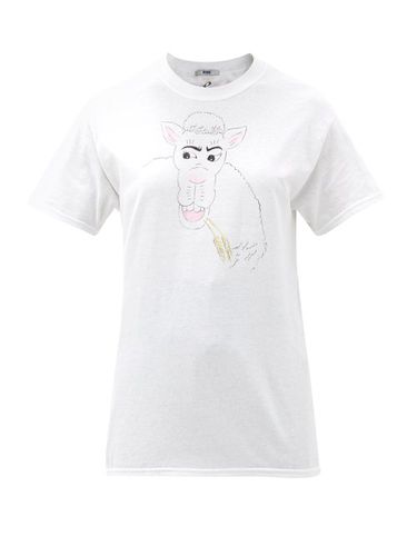 T-shirt en jersey de coton à motif mouton - Bode - Modalova