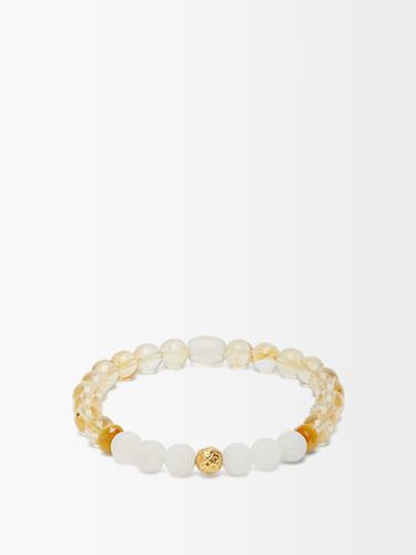 Bracelet de perles en or, agate et citrine - Musa by Bobbie - Modalova