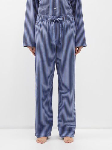 Pantalon de pyjama en coton biologique rayé - Tekla - Modalova