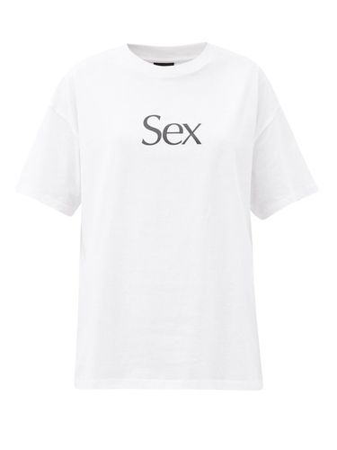 T-shirt en jersey de coton à imprimé Sex - More Joy by Christopher Kane - Modalova