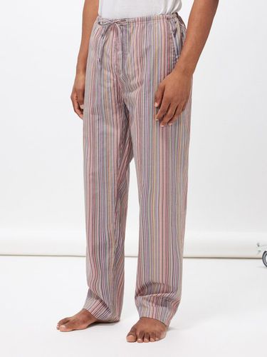 Pantalon de pyjama en coton Signature Stripe - Paul Smith - Modalova