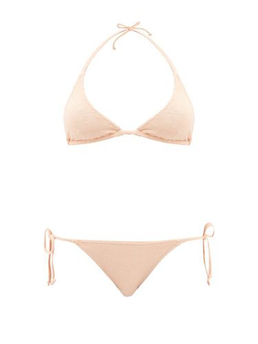 Bikini triangle en coton éponge mélangé Pamela - Lisa Marie Fernandez - Modalova