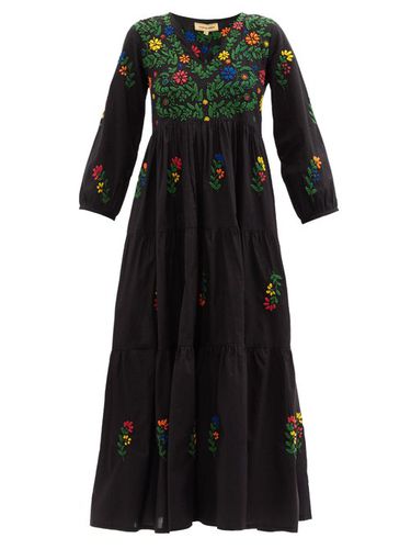 Robe en coton biologique à fleurs Frangipani - Muzungu Sisters - Modalova