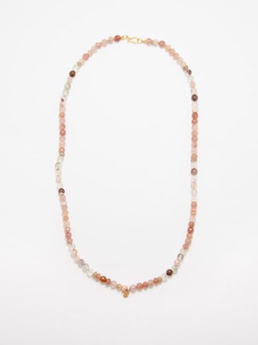 Collier de perles en diamant, quartz et or - Musa by Bobbie - Modalova