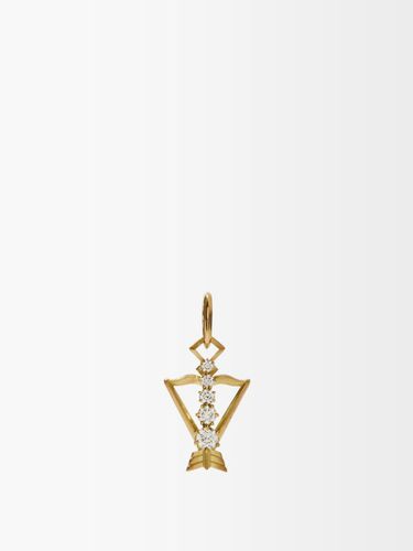Charm zodiaque en or et diamants Sagittarius - Jade Trau - Modalova