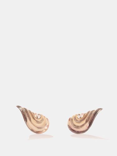 Boucles d'oreilles clippées en or rose et morganite Gleam - Fernando Jorge - Modalova