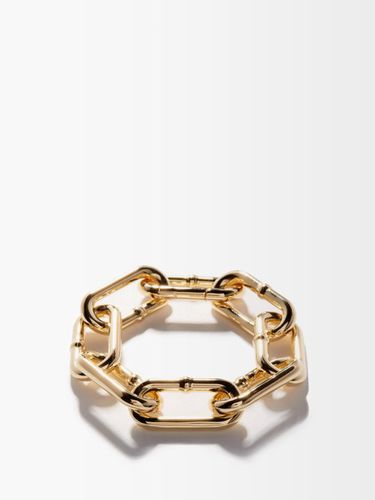 Bracelet épais en argent sterling plaqué or - Bottega Veneta - Modalova