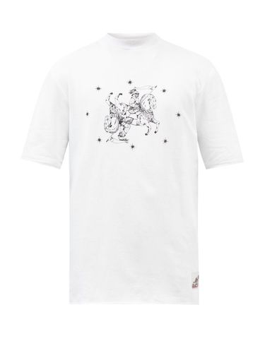 T-shirt en jersey de coton à imprimé Victorian - Boramy Viguier - Modalova