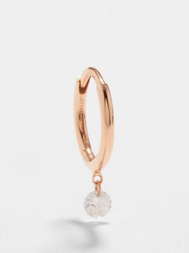 Boucle d'oreille en or rose 18 carats et diamant - Persee - Modalova