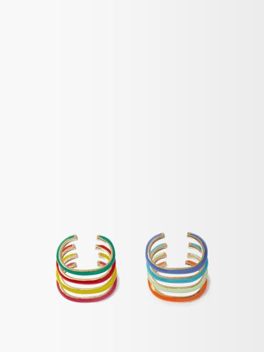 Bijoux d'oreilles en or 14 carats Unicorn Rainbow - Fry Powers - Modalova