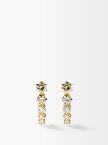 Boucles d'oreilles en or 18 carats et diamants Ara - Jade Trau - Modalova