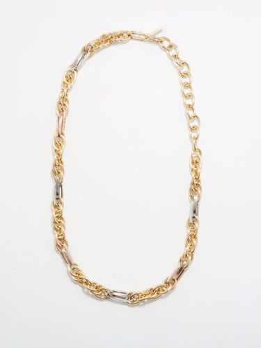 Collier en or et or rose 14 carats Trinity Rope - Lauren Rubinski - Modalova