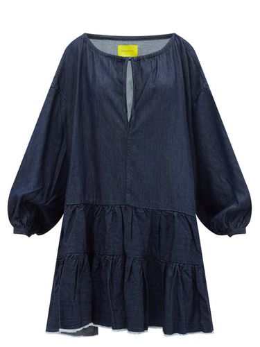 Robe courte oversize en denim délavé - Marques'Almeida - Modalova