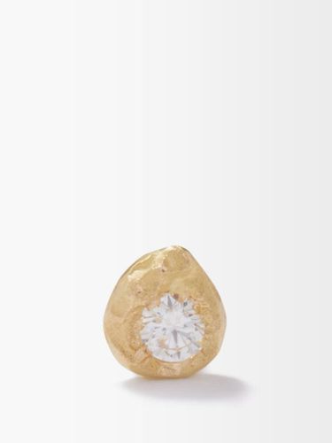 Boucle d'oreille en or 18 carats et diamant Iman - Elhanati - Modalova