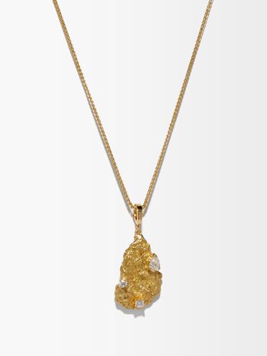 Collier en or 18 carats et diamants - Azlee - Modalova