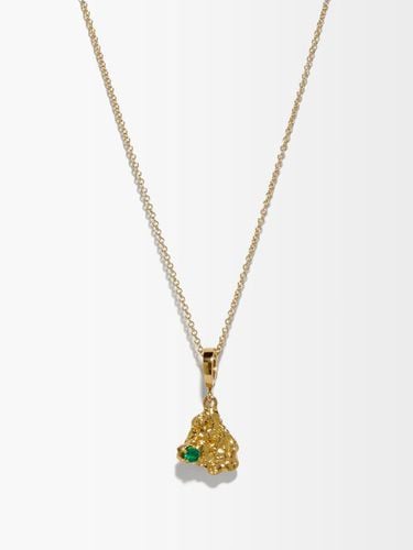 Collier à pendentif en or 18 carats et émeraude - AZLEE - Modalova