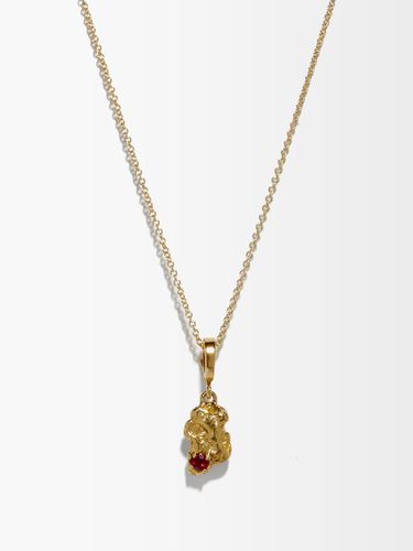 Collier en or 18 carats à pendentif rubis - AZLEE - Modalova