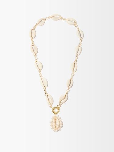 Collier en plaqué or, coquillages et perles Gaia - éliou - Modalova