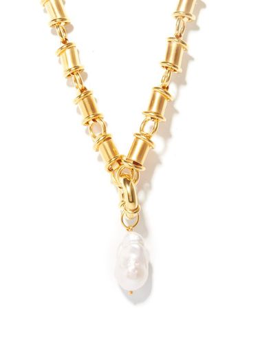 Collier en plaqué or 24 carats et perles - Timeless Pearly - Modalova