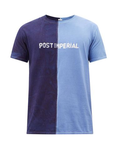 T-shirt en jersey de coton bicolore à logo Ikeja - Post-Imperial - Modalova