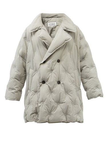 Manteau en nylon matelassé à double boutonnage - Maison Margiela - Modalova