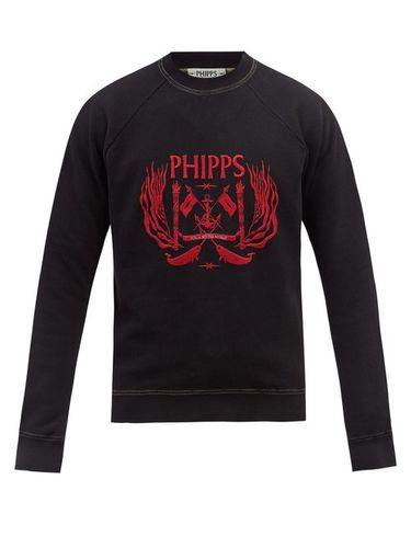 Sweat-shirt en coton biologique à broderie Pirate - Phipps - Modalova