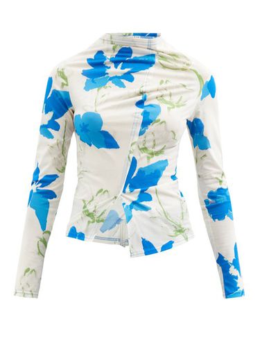 Haut en jersey à col montant et motif floral Alix - Rejina Pyo - Modalova