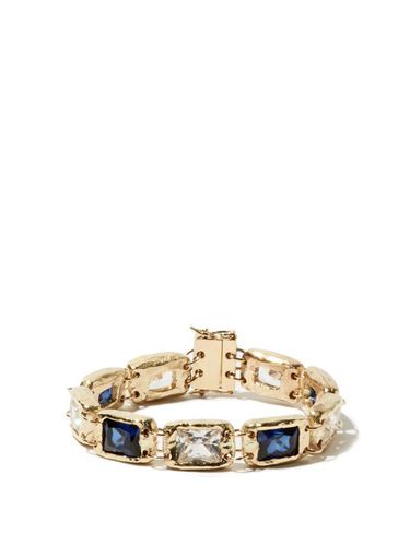 Bracelet en or 9 carats recyclé et saphirs - Bleue Burnham - Modalova