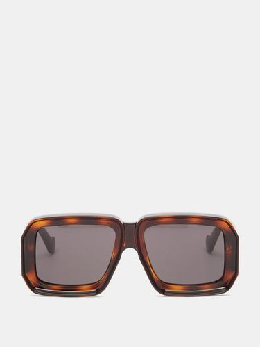 Lunettes de soleil carrées effet écaille de tortue - LOEWE Eyewear - Modalova
