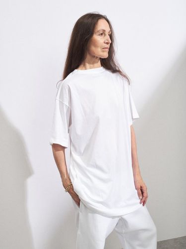 T-shirt en coton mélangé recyclé - Raey - Modalova