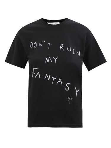 T-shirt en jersey de coton Don't Ruin My Fantasy - Ludovic de Saint Sernin - Modalova