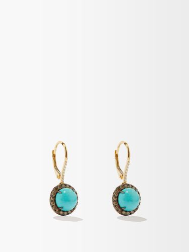 Boucles en diamant, turquoise et or 18 carats - Rosa De La Cruz - Modalova