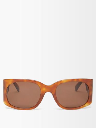 Lunettes de soleil carrées effet écaille de tortue - Celine Eyewear - Modalova