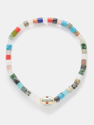 Bracelet en perles en or 14 carats et turquoise - Luis Morais - Modalova