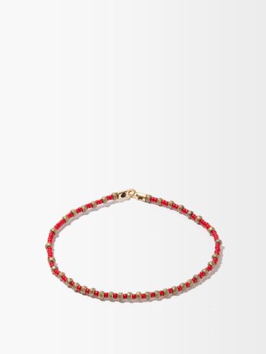 Bracelet en hématite, perles et or 14 carats - Luis Morais - Modalova