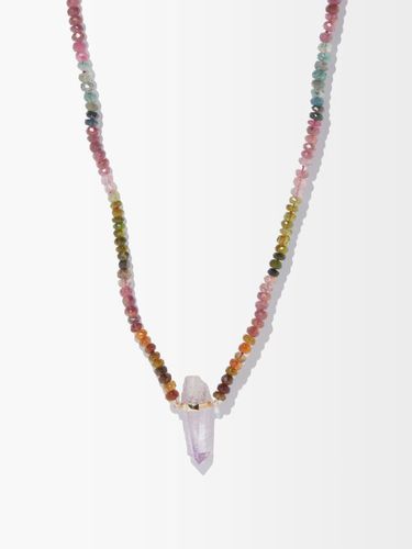 Collier en perles, améthystes, or et tourmaline - Jia Jia - Modalova