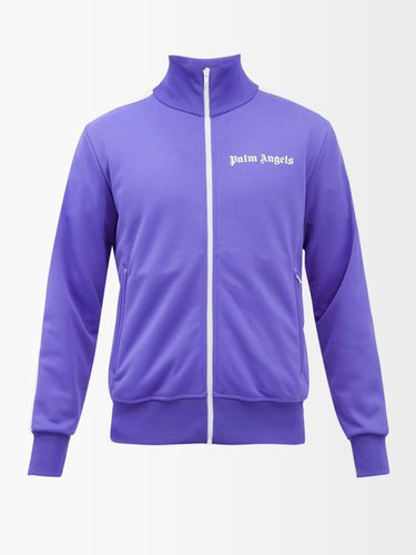 Veste de jogging en jersey à imprimé logo - Palm Angels - Modalova