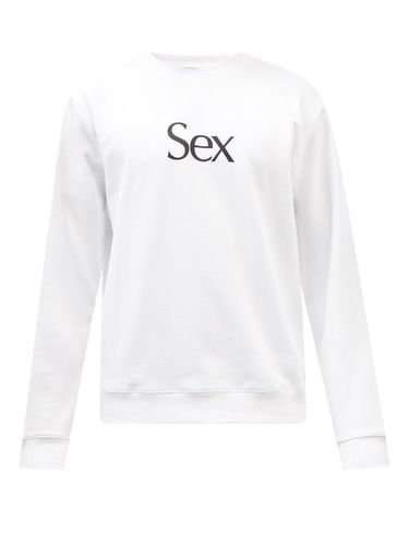 Sweat-shirt en jersey de coton à imprimé Sex - More Joy by Christopher Kane - Modalova
