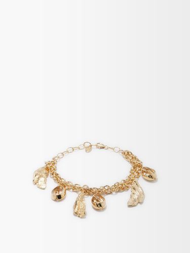 Bracelet de cheville en plaqué or 24 carats Herode - Elise Tsikis - Modalova