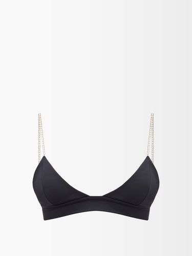 Haut de bikini triangle à bretelles en perles - Sara Cristina - Modalova