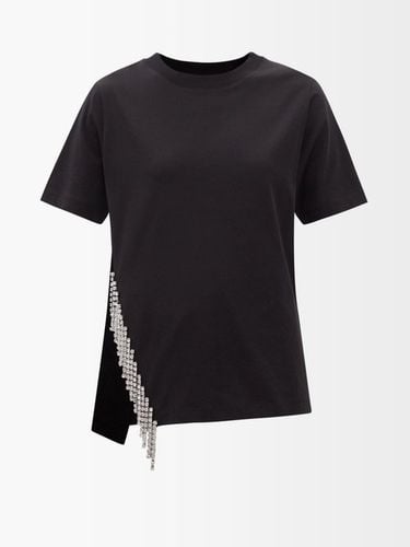 T-shirt en jersey de coton à cristaux - Christopher Kane - Modalova