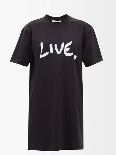 T-shirt en jersey de coton à imprimé logo Live - Christopher Kane - Modalova
