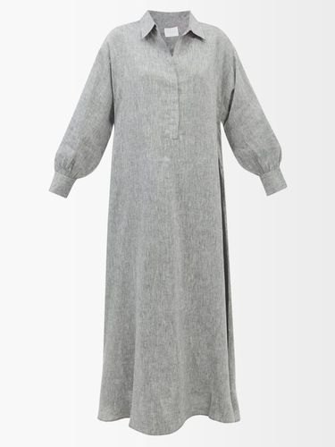 Robe-chemise longue en lin biologique Porto - Asceno - Modalova