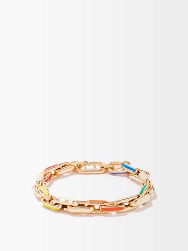 Bracelet chaîne à maillons en or et émail - Lauren Rubinski - Modalova