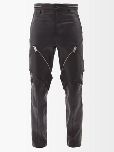 Pantalon en cuir zippé - 6 MONCLER 1017 ALYX 9SM - Modalova
