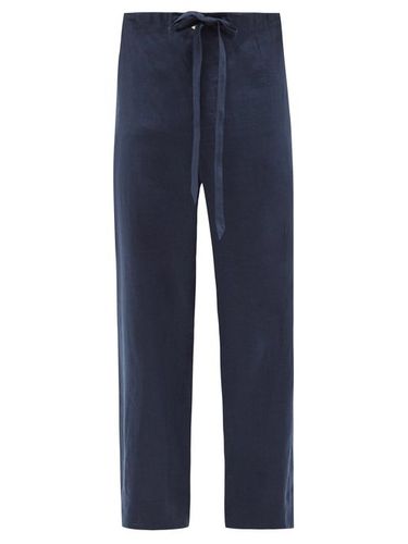 Pantalon de pyjama en lin à cordon coulissant - Charvet - Modalova